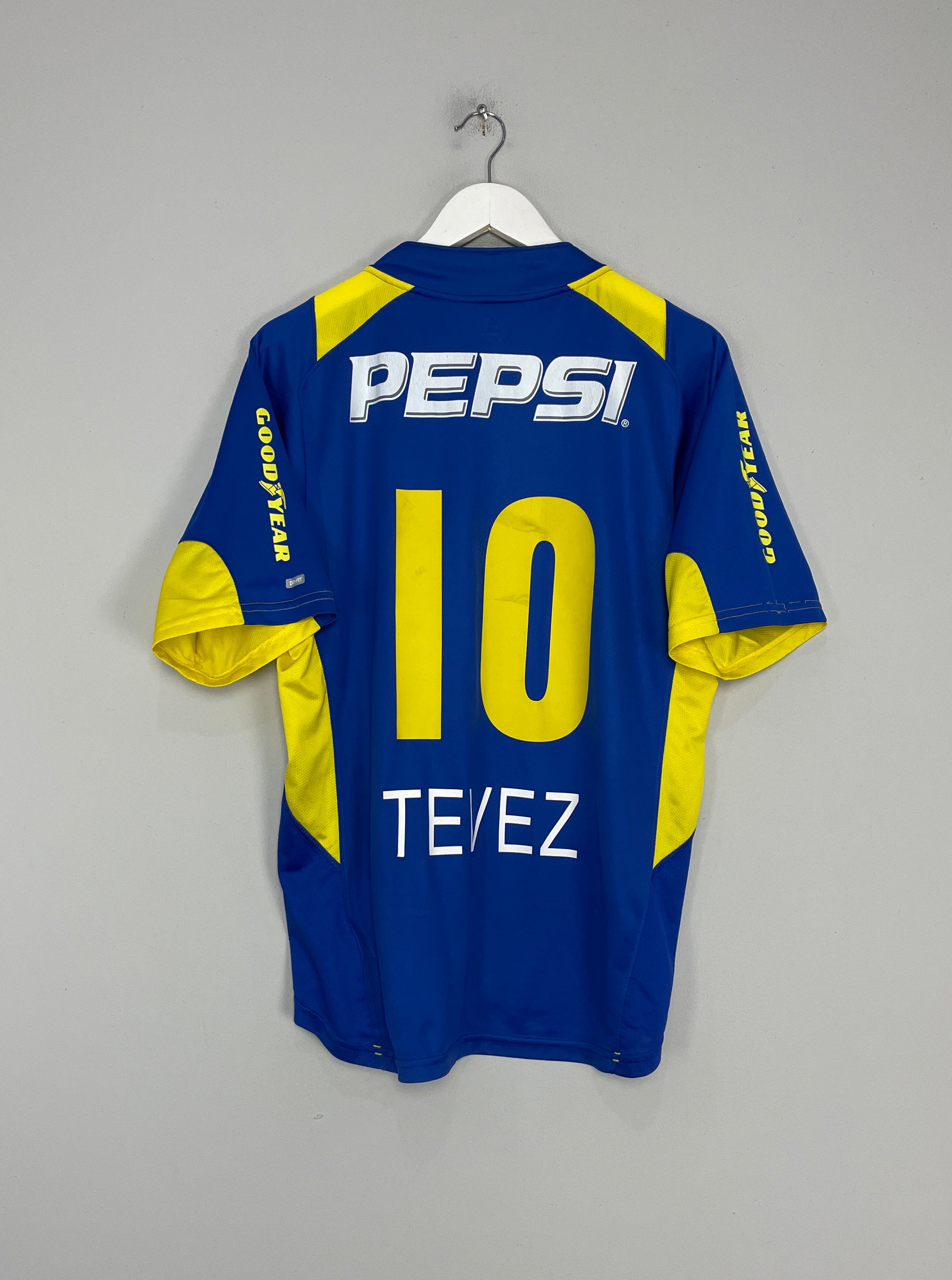 2004/05 BOCA JUNIORS TEVEZ #10 HOME SHIRT (L) NIKE