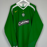 2005/06 CELTIC NAKAMURA #25 L/S HOME SHIRT (XL) NIKE