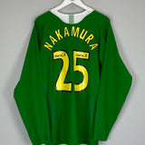 2005/06 CELTIC NAKAMURA #25 L/S HOME SHIRT (XL) NIKE