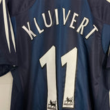 2004/05 NEWCASTLE UNITED KLUIVERT #11 AWAY SHIRT (M) ADIDAS