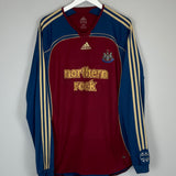 2006/07 NEWCASTLE UNITED L/S AWAY SHIRT (XL) ADIDAS