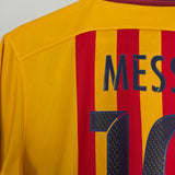 2015/16 BARCELONA MESSI #10 AWAY SHIRT (M) NIKE