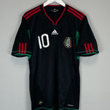 2010 MEXICO C.BLANCO #10 AWAY SHIRT (L) ADIDAS