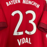 2015/16 BAYERN MUNICH VIDAL #23 HOME SHIRT (XL) ADIDAS