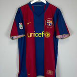 2007/08 BARCELONA RONALDINHO #10 HOME SHIRT (XL) NIKE