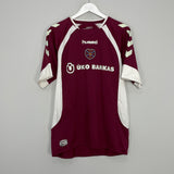 2006/07 HEARTS HOME SHIRT (L) HUMMEL