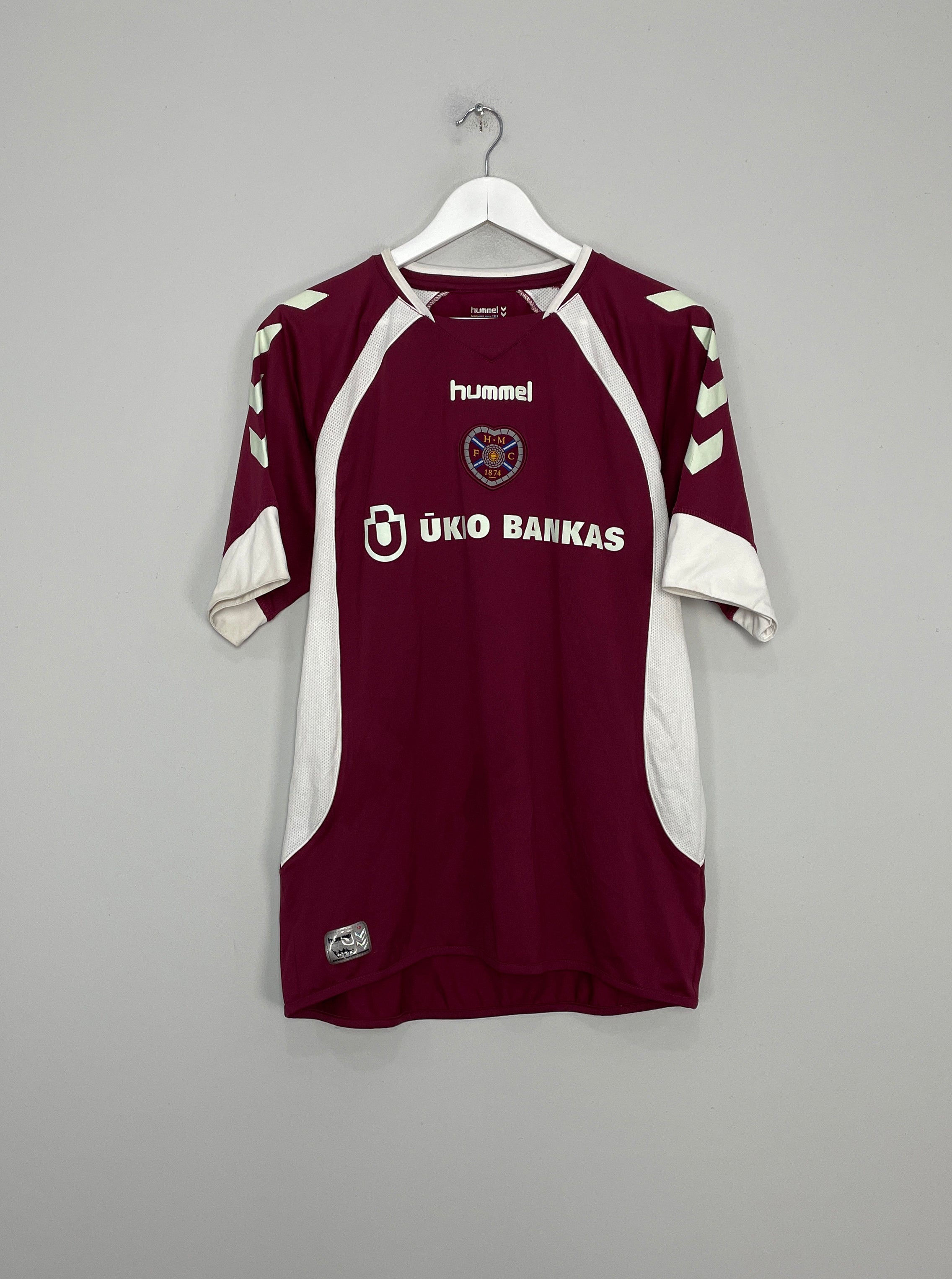 2006/07 HEARTS HOME SHIRT (L) HUMMEL