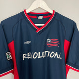 2002/03 NEW YORK REVOLUTION HOME SHIRT (L) UMBRO