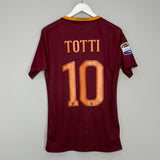 2016/17 ROMA TOTTI #10 *VAPOR MATCH* HOME SHIRT (M) NIKE