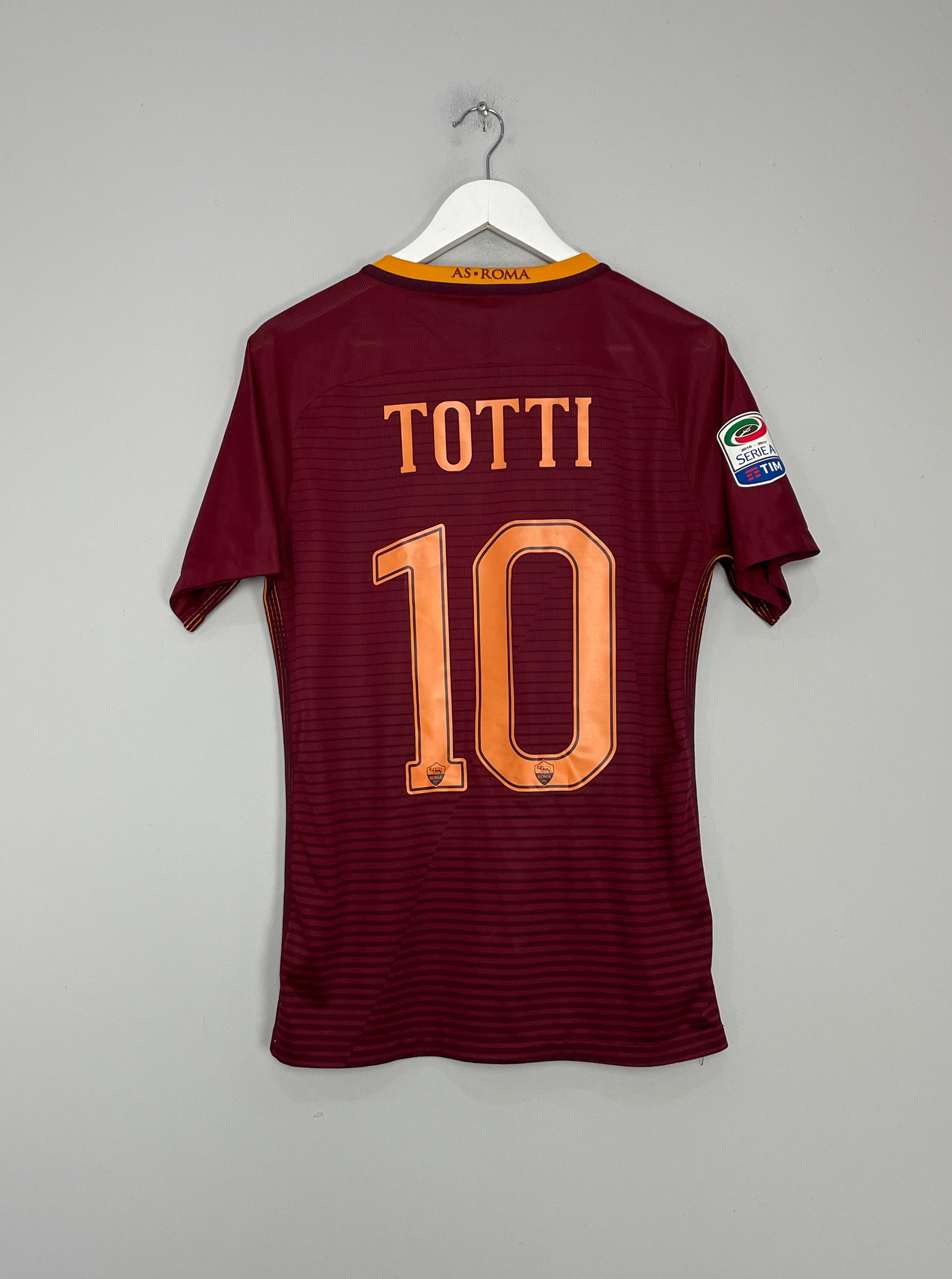 2016/17 ROMA TOTTI #10 *VAPOR MATCH* HOME SHIRT (M) NIKE