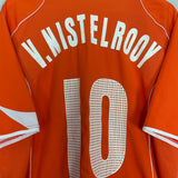 2004/06 NETHERLANDS V.NISTELROOY #10 HOME SHIRT (XL) NIKE