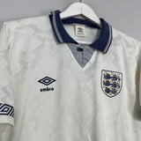 1990/92 ENGLAND HOME SHIRT (S) UMBRO