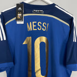 2014/15 ARGENTINA MESSI #10 *BNWT* AWAY SHIRT (L) ADIDAS