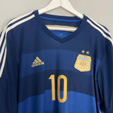 2014/15 ARGENTINA MESSI #10 AWAY SHIRT (XL) ADIDAS