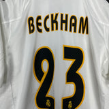 2004/05 REAL MADRID BECKHAM #23 HOME SHIRT (L) ADIDAS