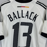 2002/04 GERMANY BALLACK #13 HOME SHIRT (M) ADIDAS