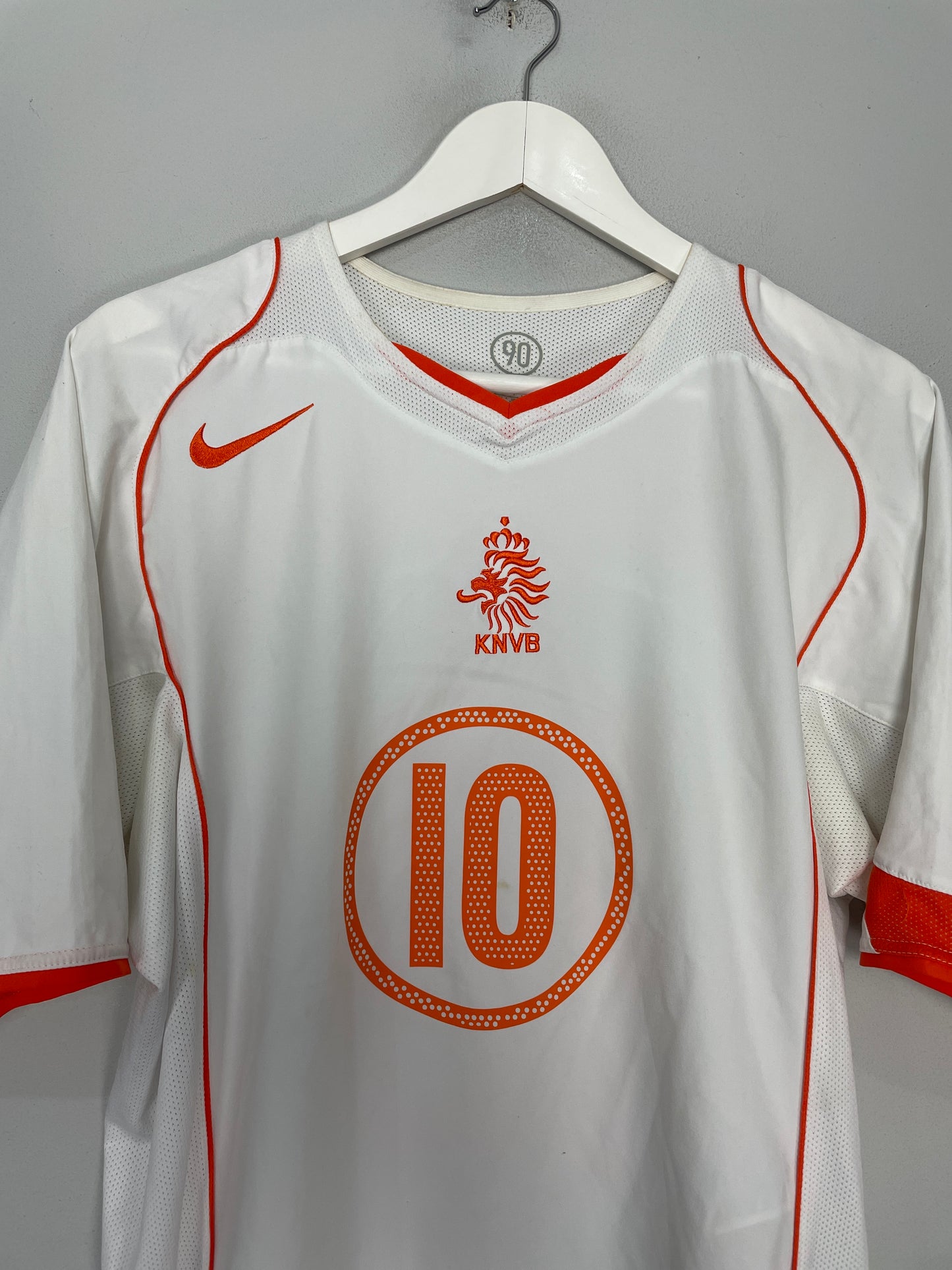 2004/06 NETHERLANDS V.NISTELROOY #10 AWAY SHIRT (L) NIKE