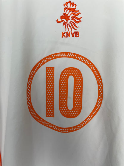 2004/06 NETHERLANDS V.NISTELROOY #10 AWAY SHIRT (L) NIKE