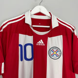 2010/11 PARAGUAY S.CABANAS #10 HOME SHIRT (L) ADIDAS