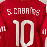 2010/11 PARAGUAY S.CABANAS #10 HOME SHIRT (L) ADIDAS