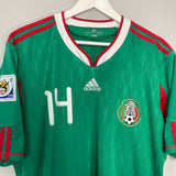 2010/11 MEXICO J.HERNANDEZ #14 HOME SHIRT (XL) ADIDAS