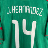 2010/11 MEXICO J.HERNANDEZ #14 HOME SHIRT (XL) ADIDAS