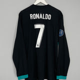 2017/18 REAL MADRID RONALDO #7 L/S AWAY SHIRT (XXL) ADIDAS