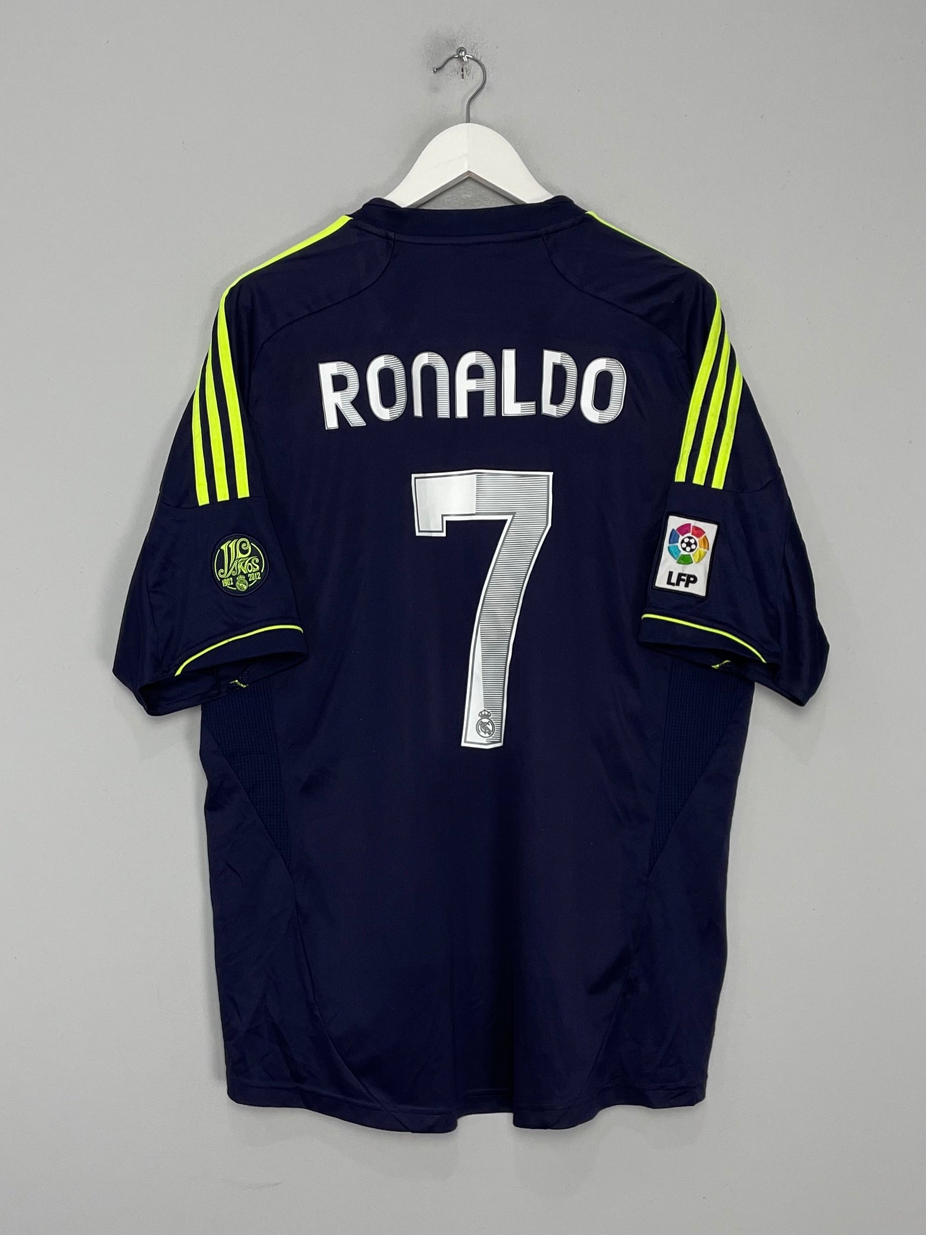 2012/13 REAL MADRID RONALDO #7 AWAY SHIRT (XXL) ADIDAS