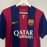 2014/15 BARCELONA MESSI #10 HOME SHIRT (M) NIKE