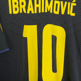 2008/09 SWEDEN IBRAHIMOVIC #10 AWAY SHIRT (L) UMBRO