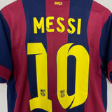 2014/15 BARCELONA MESSI #10 HOME SHIRT (M) NIKE