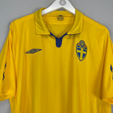 2009/10 SWEDEN HOME SHIRT (XL) UMBRO