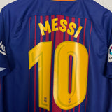 2017/18 BARCELONA MESSI #10 HOME SHIRT (L) NIKE