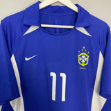 2002/04 BRAZIL RONALDINHO #11 AWAY SHIRT (L) NIKE