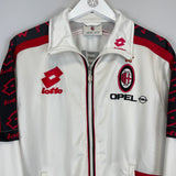 1995/96 AC MILAN TRACK JACKET (M) LOTTO