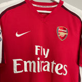 2008/10 ARSENAL FABREGAS #4 HOME SHIRT (M) NIKE