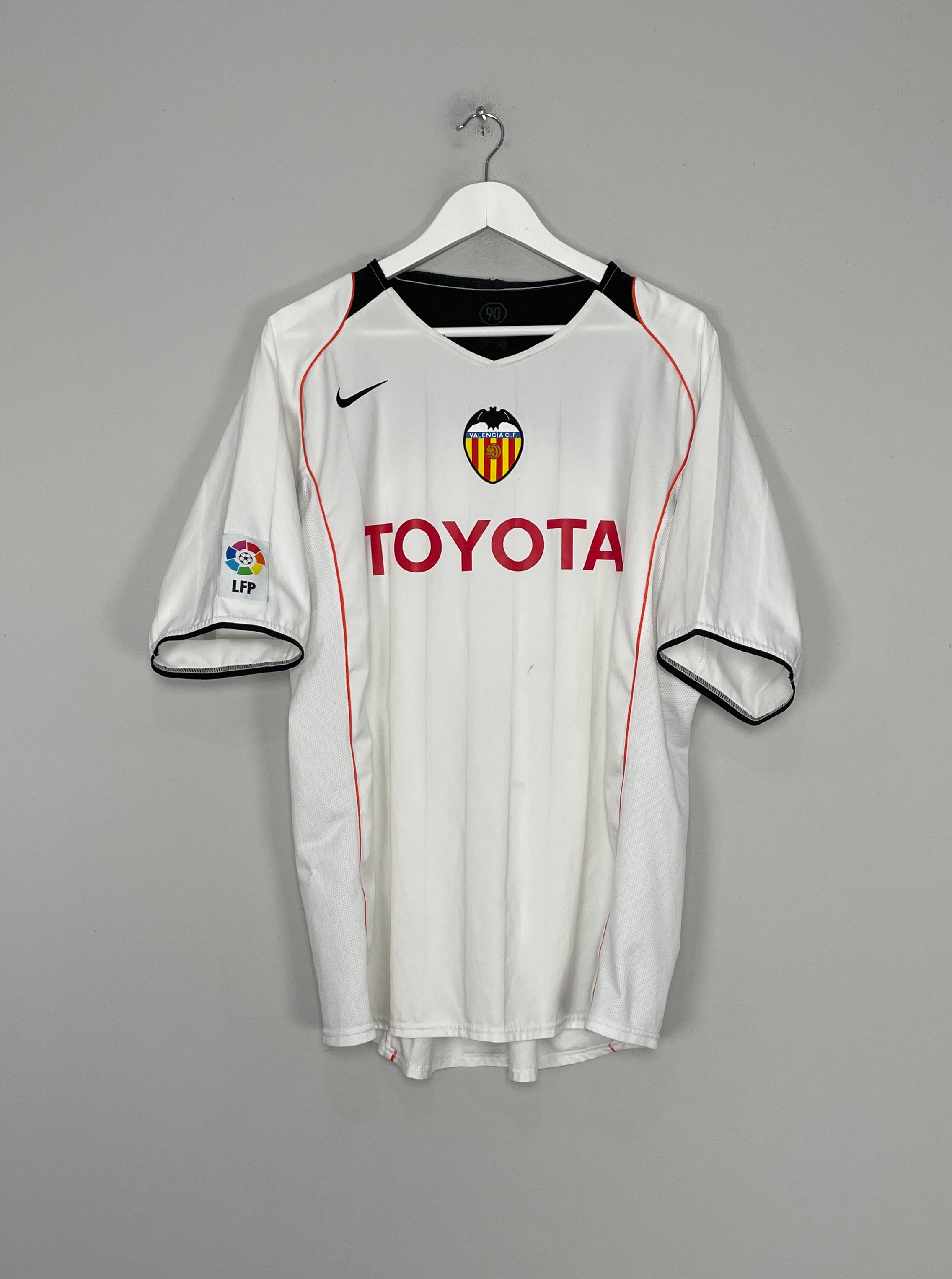 2004/05 VALENCIA HOME SHIRT (L) NIKE