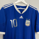 2010/11 ARGENTINA MESSI #10 AWAY SHIRT (L) ADIDAS