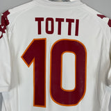 2007/08 ROMA TOTTI #10 AWAY SHIRT (XL) KAPPA