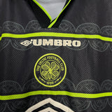 1998/99 CELTIC LARSSON #7 AWAY SHIRT (L) UMBRO