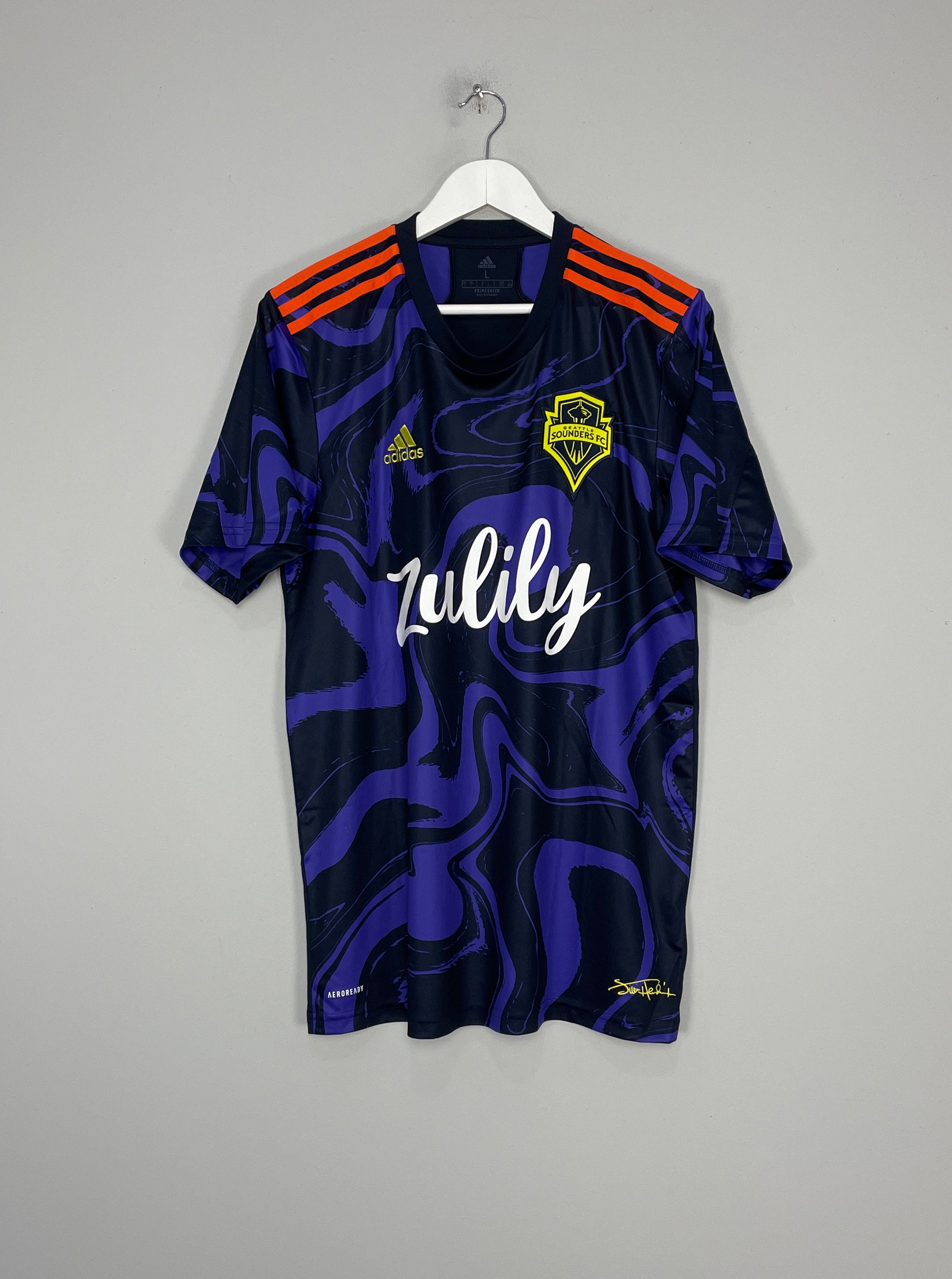 2021/22 SEATTLE SOUNDERS AWAY SHIRT (L) ADIDAS