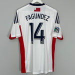 2013/14 NEW YORK REVOLUTION FAGUNDEZ #14 AWAY SHIRT (M) ADIDAS