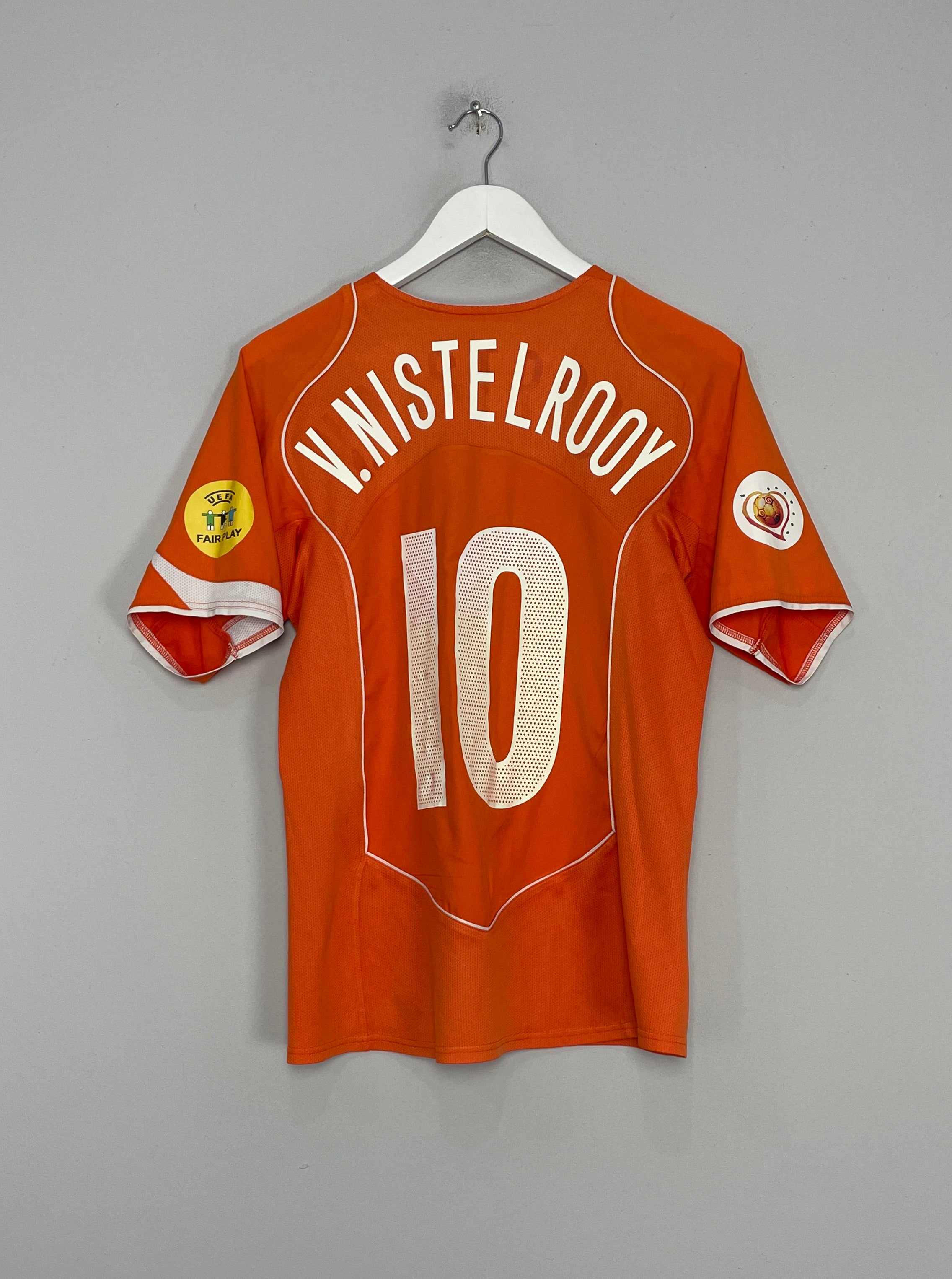 2004/06 NETHERLANDS VAN NISTELROOY #10 HOME SHIRT (S) NIKE