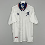 1993/95 ENGLAND HOME SHIRT (XL) UMBRO