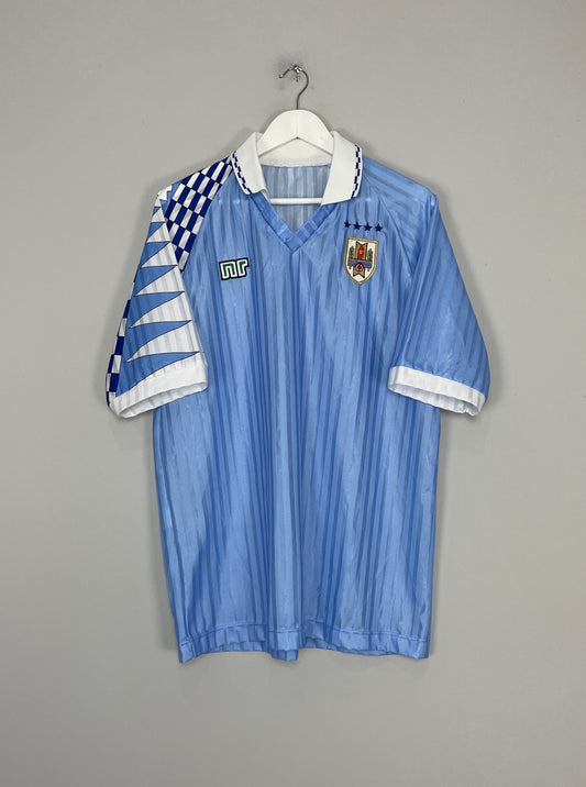  Retro Uruguay Soccer Jersey Celeste Futbol T-Shirt : Clothing,  Shoes & Jewelry