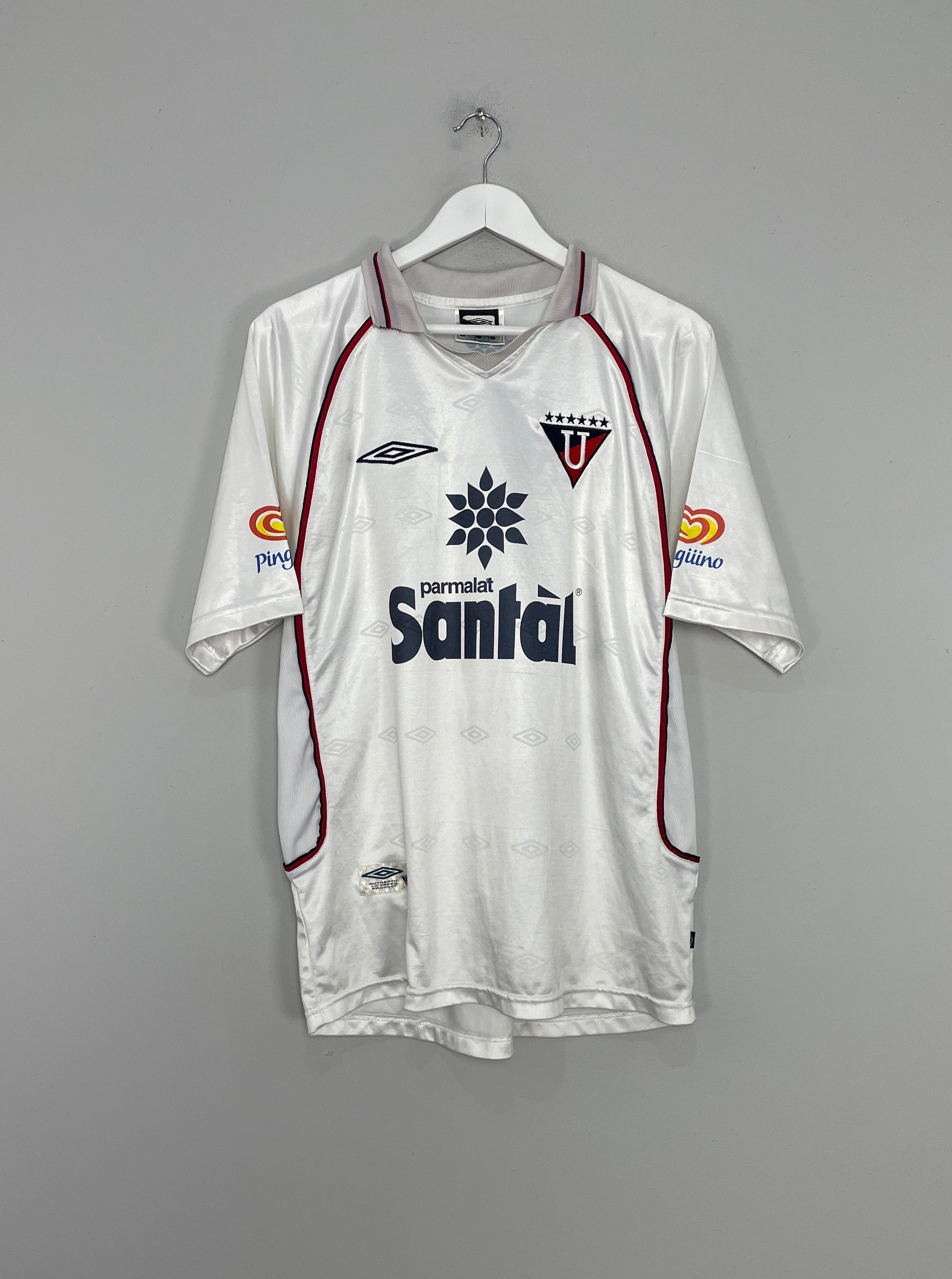 2002 LDU QUITO HOME SHIRT (L) UMBRO