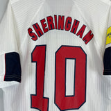 1997/99 ENGLAND SHERINGHAM #10 HOME SHIRT (XL) UMBRO