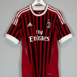 2011/12 AC MILAN SEEDORF #10 HOME SHIRT (M) ADIDAS