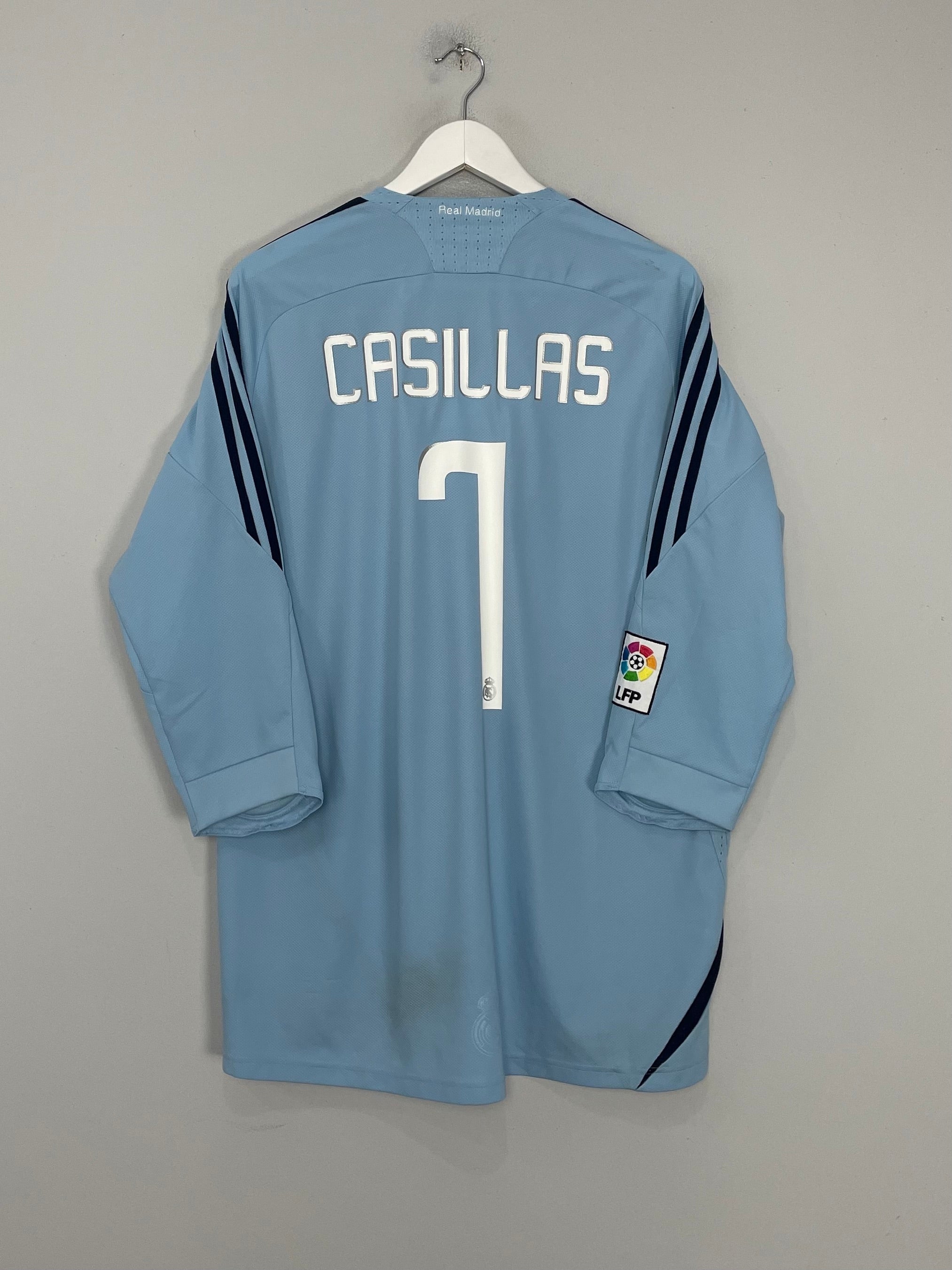 2008/09 REAL MADRID CASILLAS #1 GK SHIRT (XL) ADIDAS