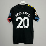 2019/20 MANCHESTER CITY BERNARDO #20 *125 YEAR* AWAY SHIRT (XL) PUMA